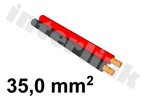 Kábel 1x35mm2 - červený