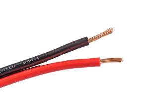 Kábel SMYp 2x0,75mm2 čierno-červený