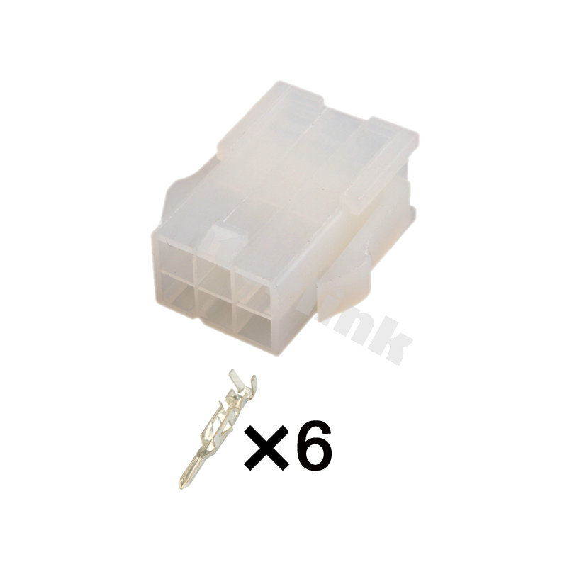 zásuvka Mini-Fit obal kolíkov 6P