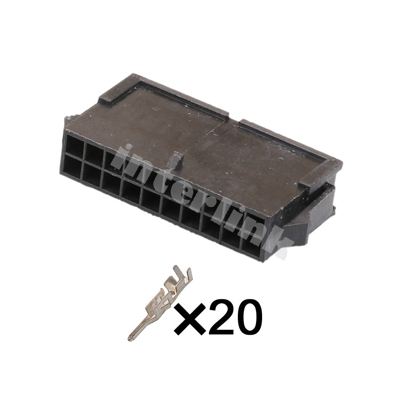zásuvka Micro-Fit obal kolíkov 20P