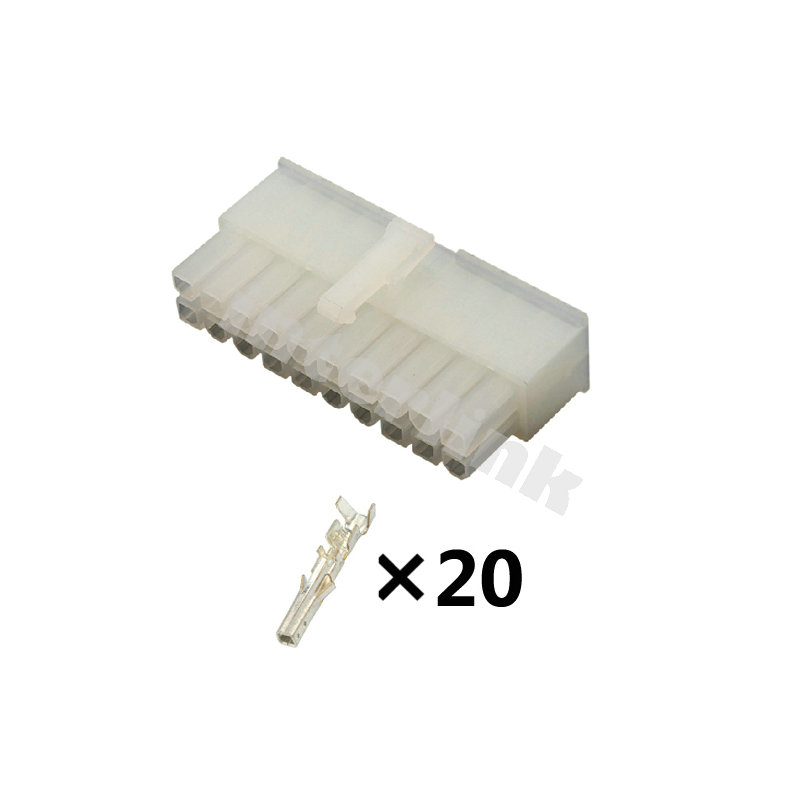 zástrčka Mini-Fit obal dutiniek 20P