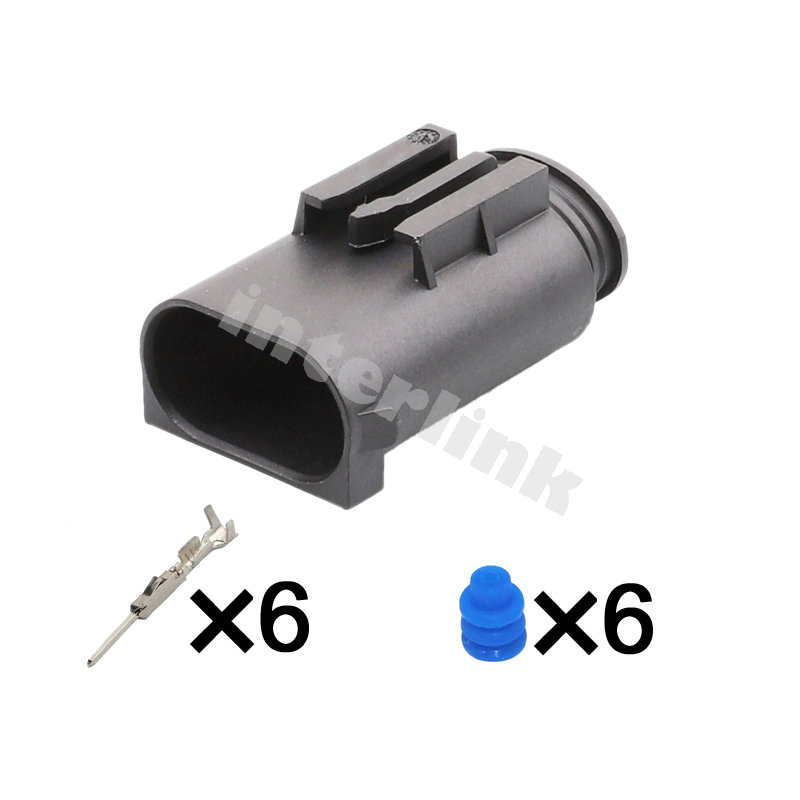 zásuvka MQS obal kolíkov 6P