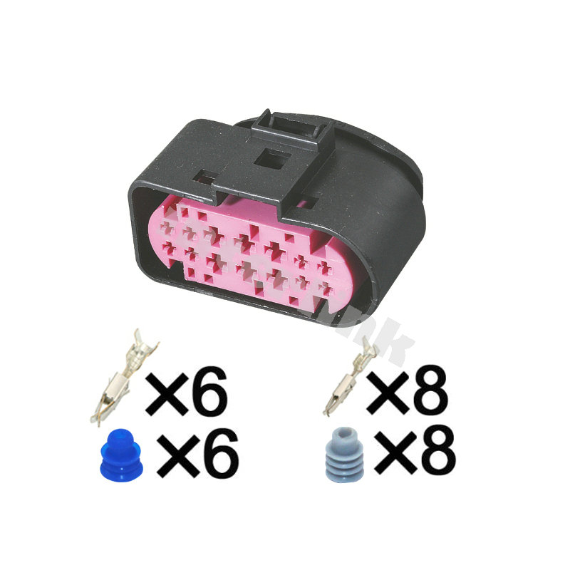 zástrčka VW Seria 1.5/2.8 obal dutiniek 8P+6P