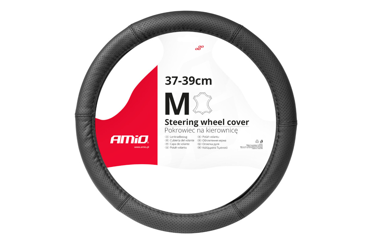 Poťah volantu Leather Series SWC-50-M (37-39cm)