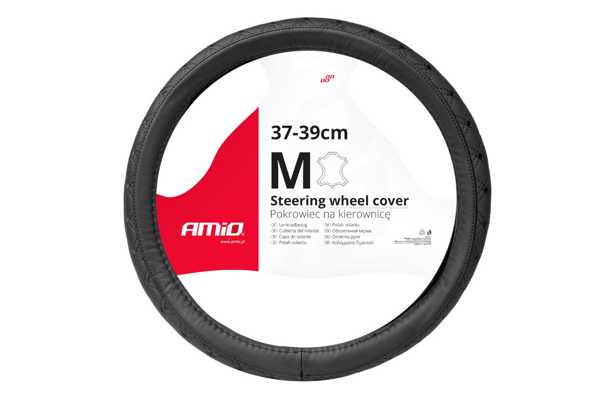 Poťah volantu Leather Series SWC-51-M (37-39cm)