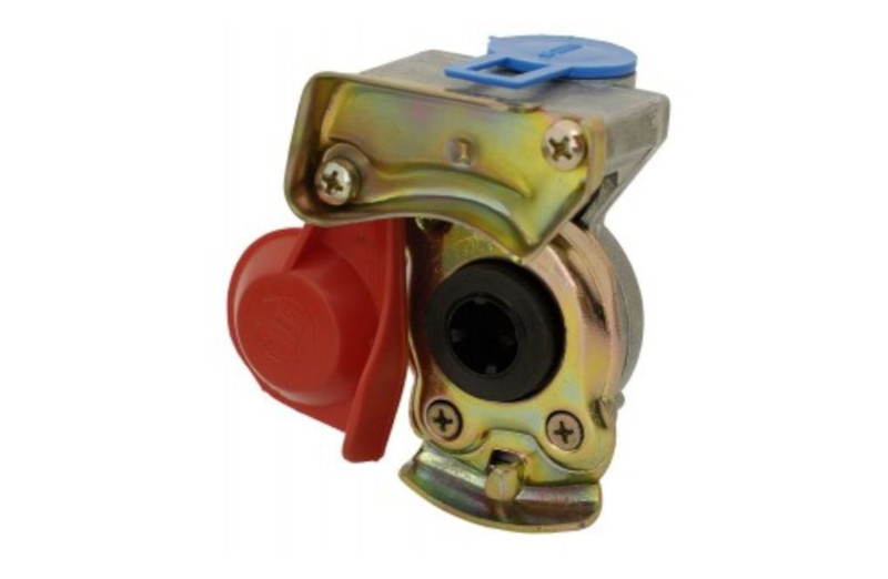 Hlavica vzduchová M16 s ventilom červená