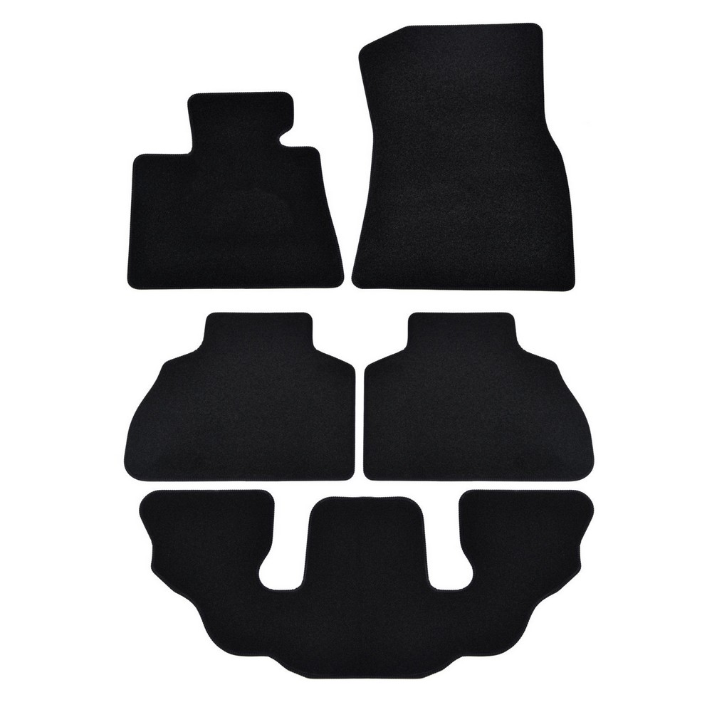 Velúrové rohože BMW X7 7seats 2019-up 6pcs
