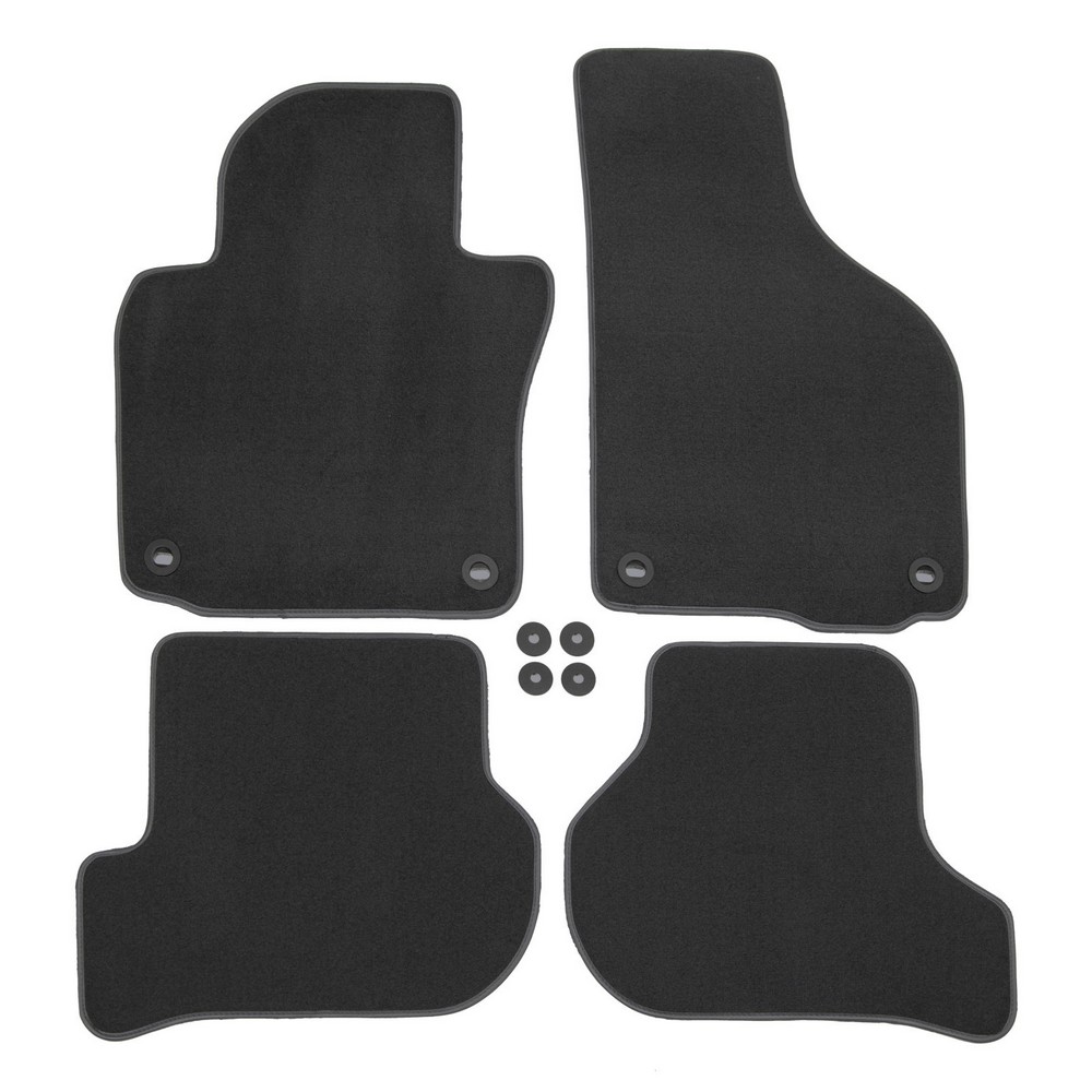 Velúrové rohože Volkswagen Golf V 2003-2009 4pc