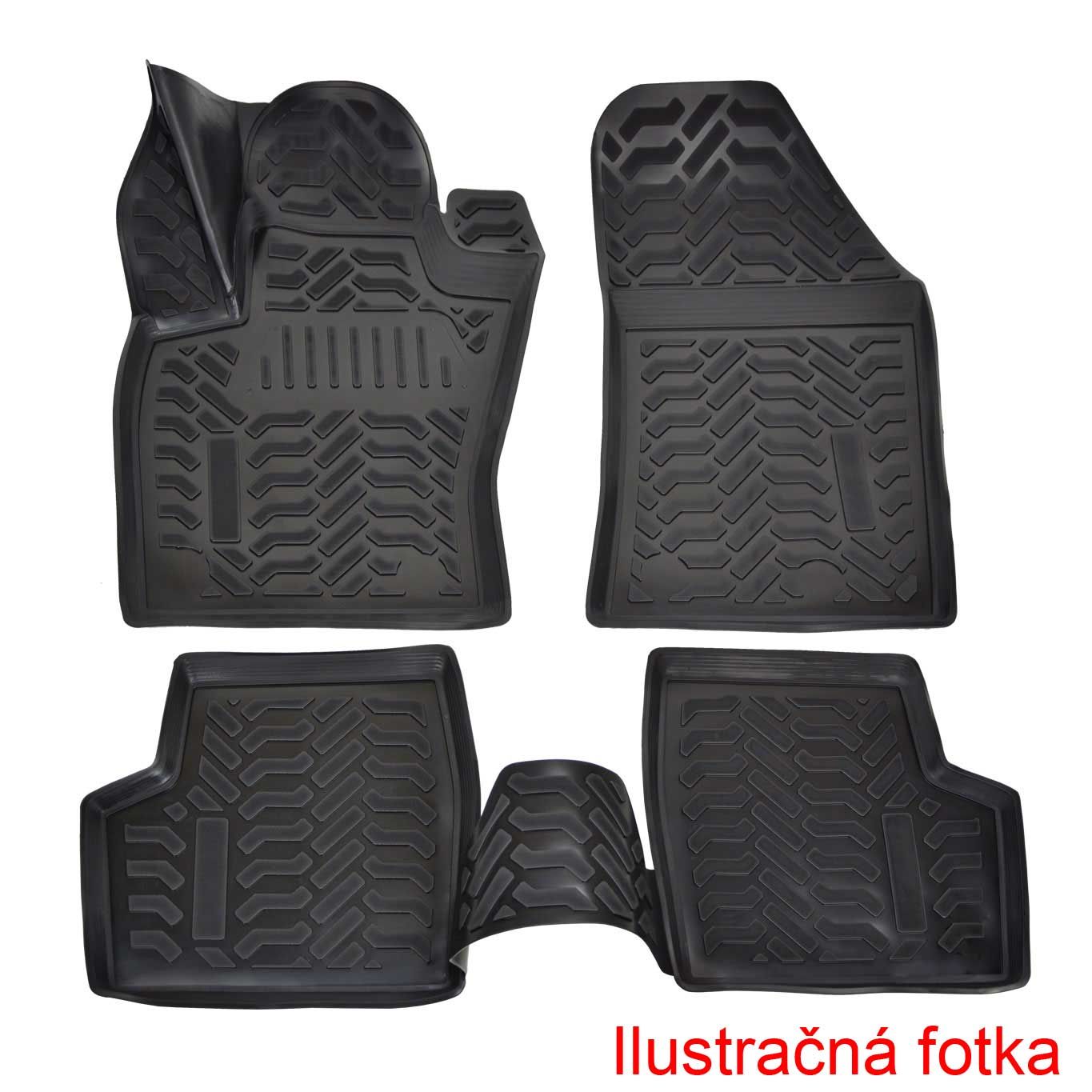 Gumené rohože Dacia Duster 3 4x4 2022 a novšie 4 ks