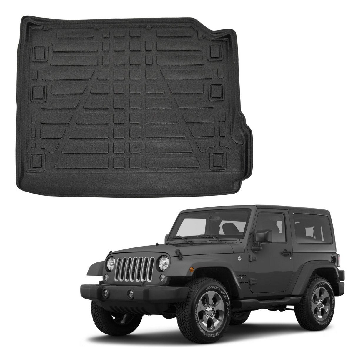 Plastová vanička do kufra Jeep Wrangler 2018 a novšie