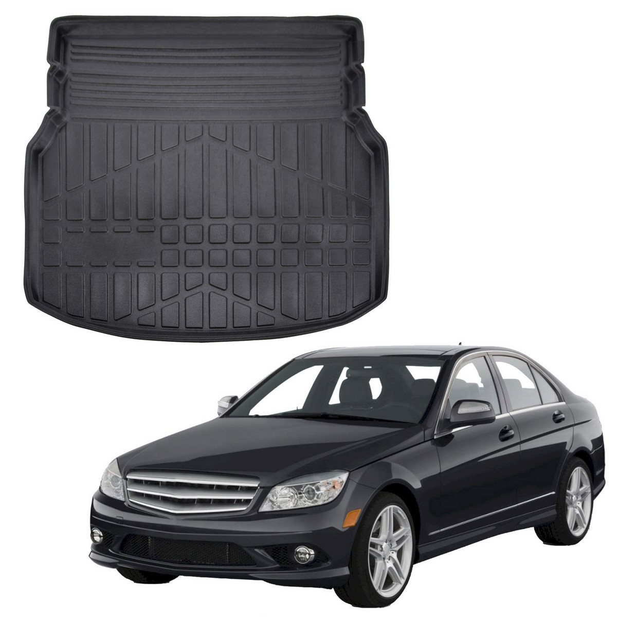 Plastová vanička do kufra Mercedes W204 C Class Limousine 2007-2014