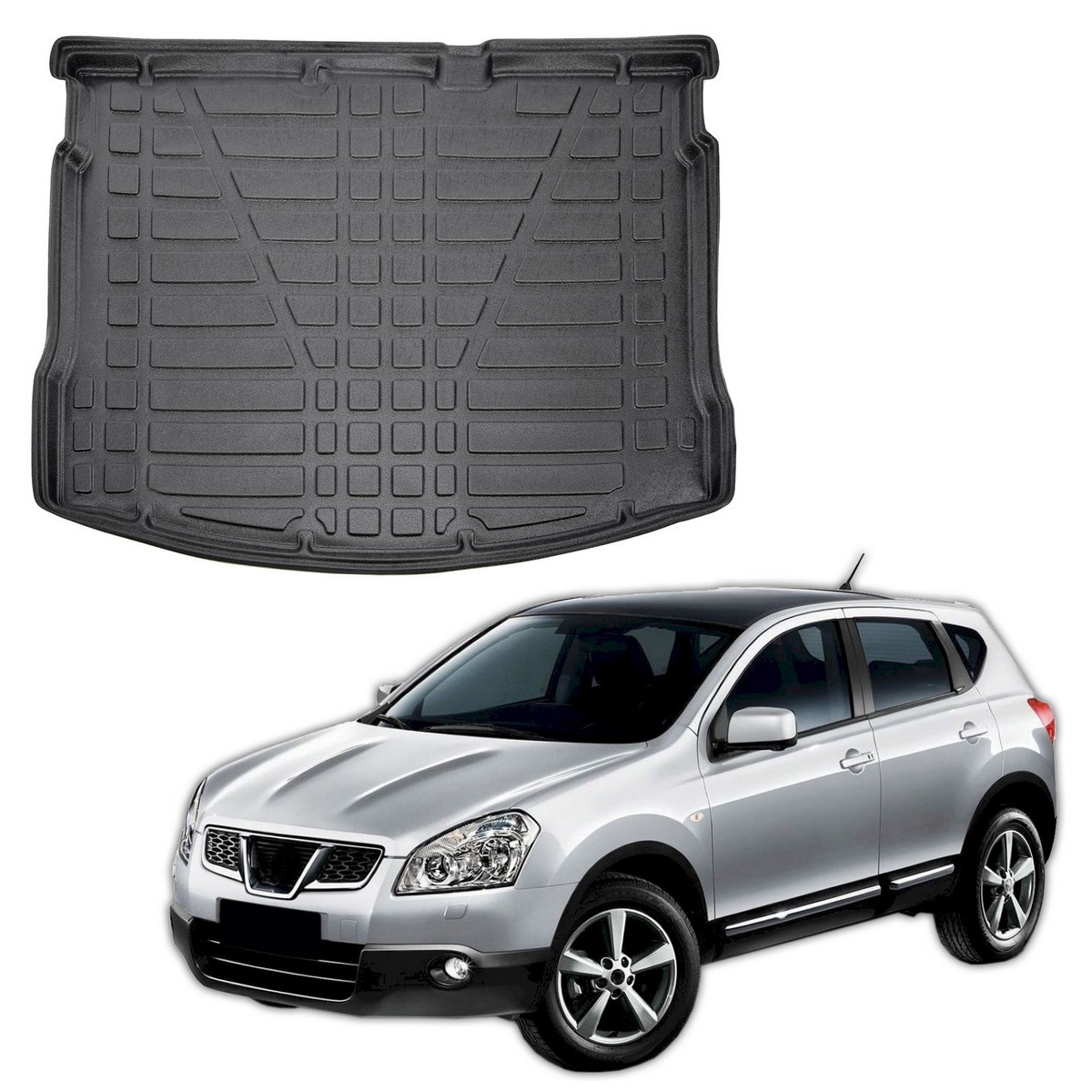 Plastová vanička do kufra Nissan Qashqai 5 sedadiel 2007- 2013