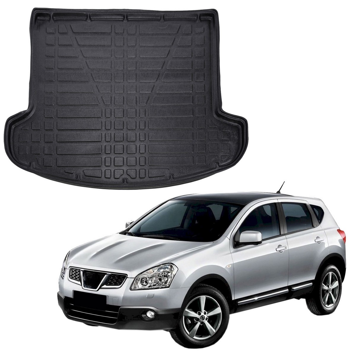 Plastová vanička do kufra Nissan Qashqai +2 7 sedadiel 2008-2014