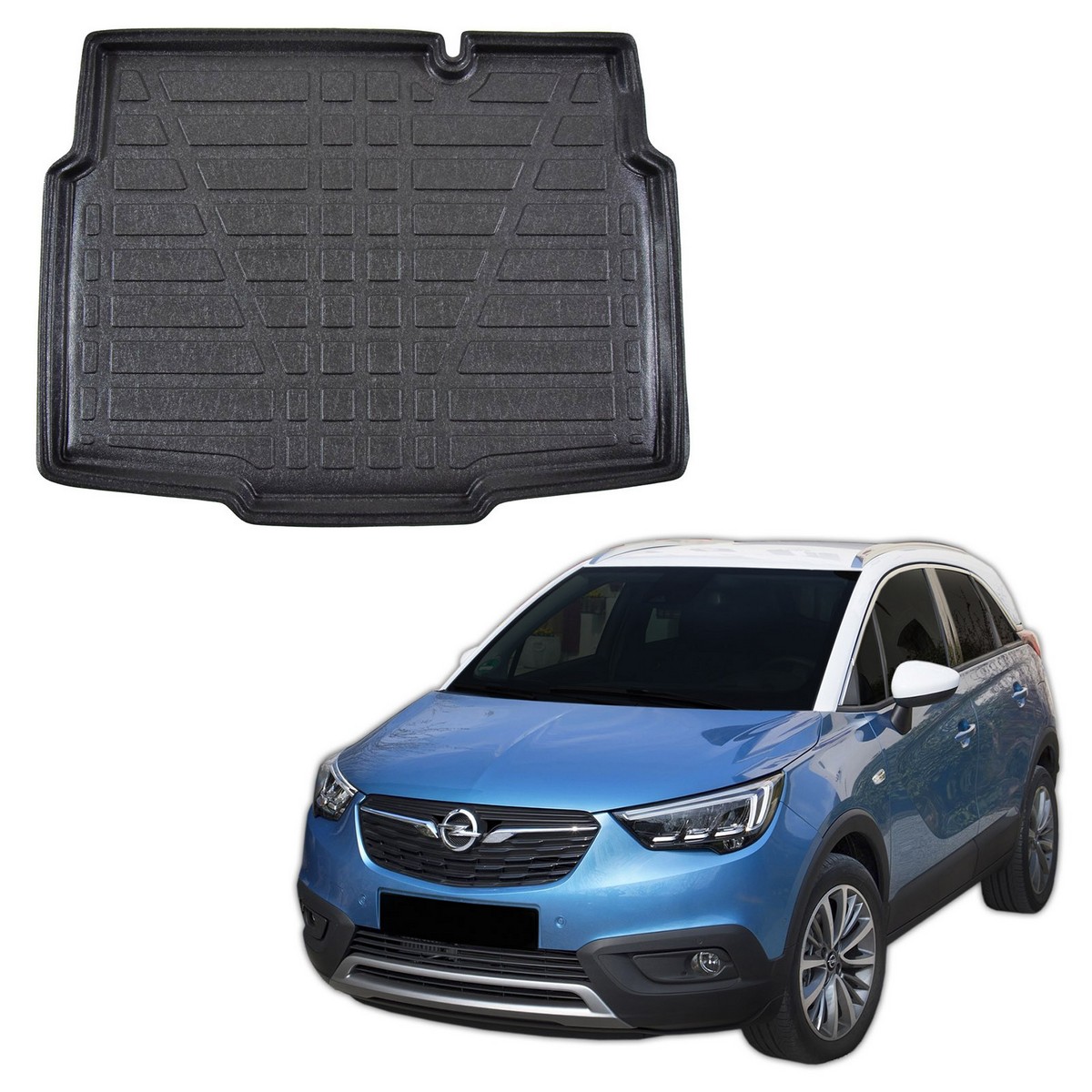 Plastová vanička do kufra Opel Crossland X 2017 a novšie dolná podlaha