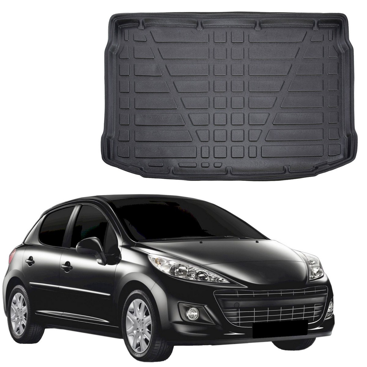 Plastová vanička do kufra Peugeot 207 HB 2006-2012