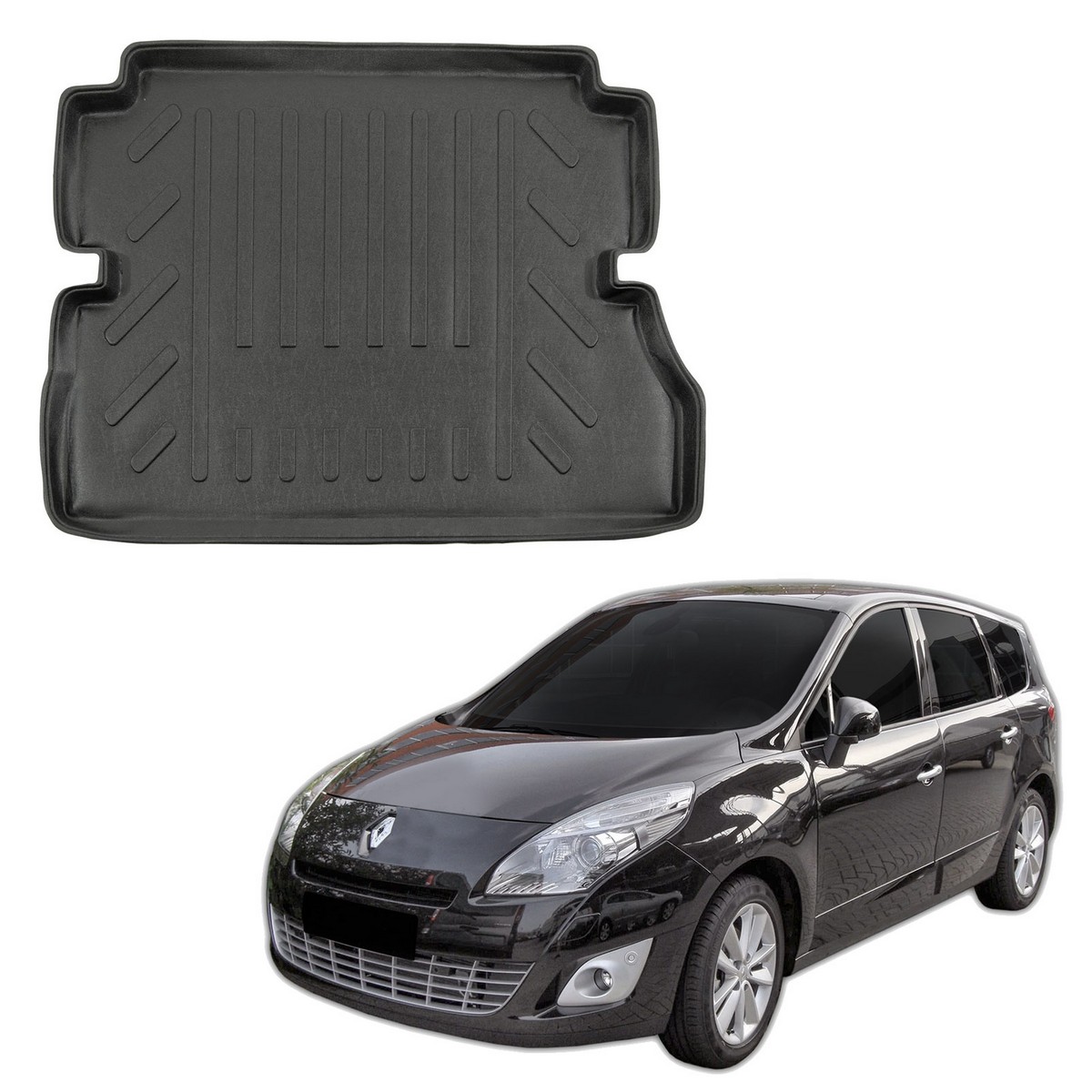 Plastová vanička do kufra Renault Grand Scenic 3 (7 sedadiel) 2010-2016
