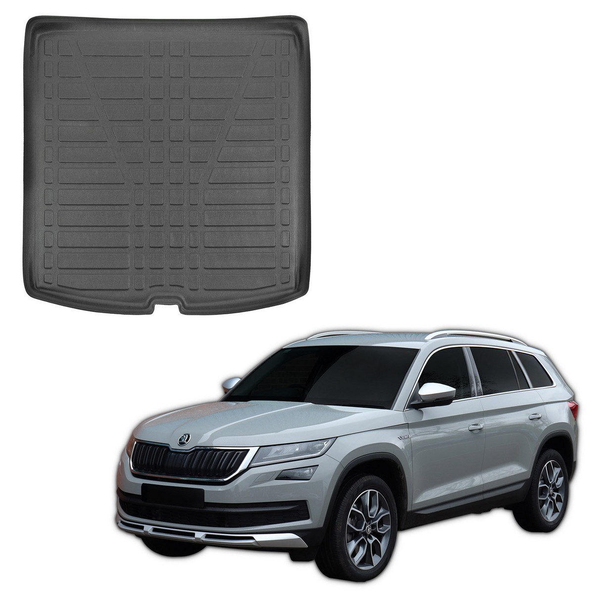 Plastová vanička do kufra Škoda Kodiaq 2016-2023
