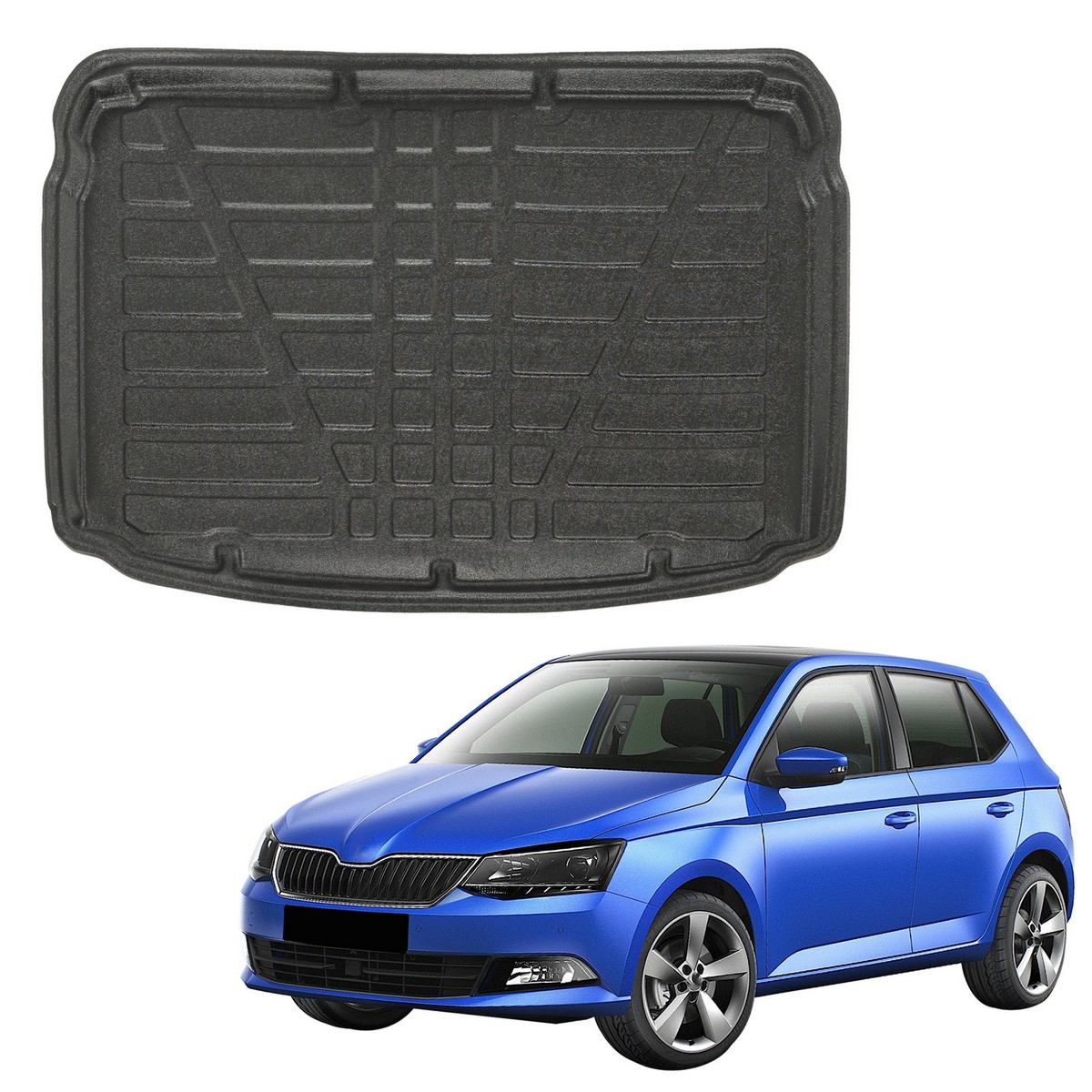Plastová vanička do kufra škoda Fabia Htb 2014-2020