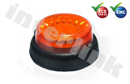 Maják LED FT-100 3S oranžový pevný