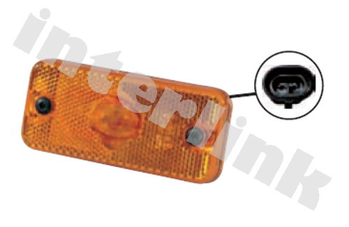 Svetlo pozičné FLP93 oranžové - Superseal konektor