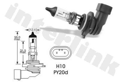 Žiarovka halogénová H10 12V 42W