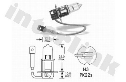 Žiarovka halogénová H3 CN 12V 55W