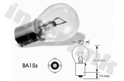 Žiarovka BA15s - veľké 12V 21W Hella