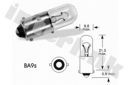 Žiarovka BA9s 24V 4W