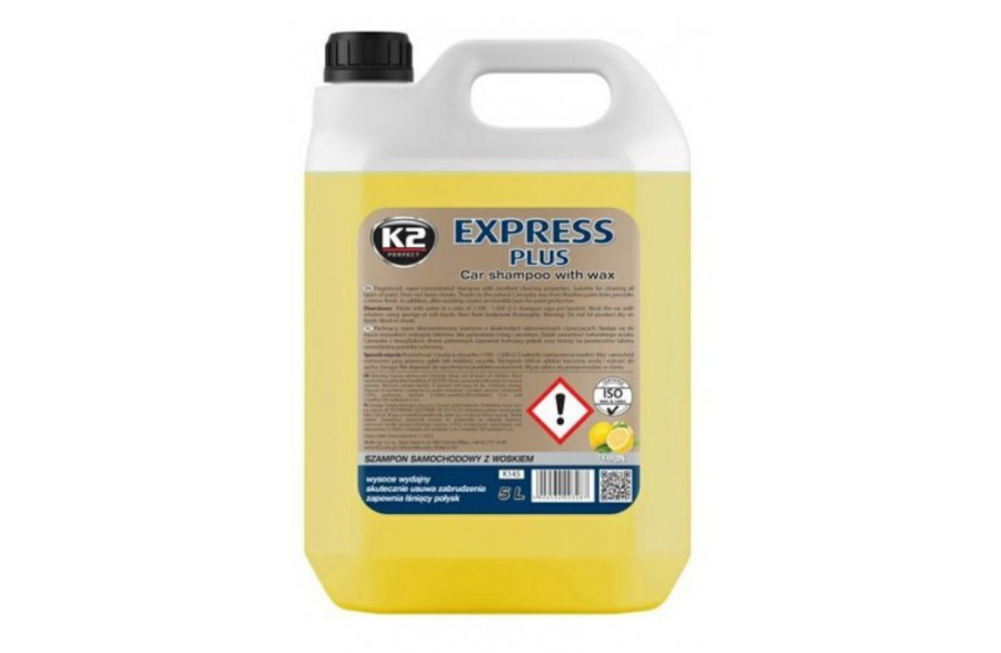 K2 EXPRESS PLUS 5 l - šampón s voskom karnauba