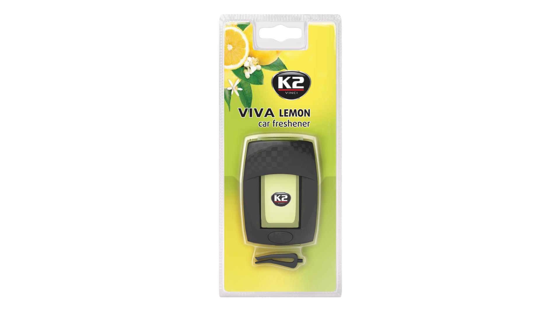 K2 Osviezovac vzduchu mriežka 8ml Lemon