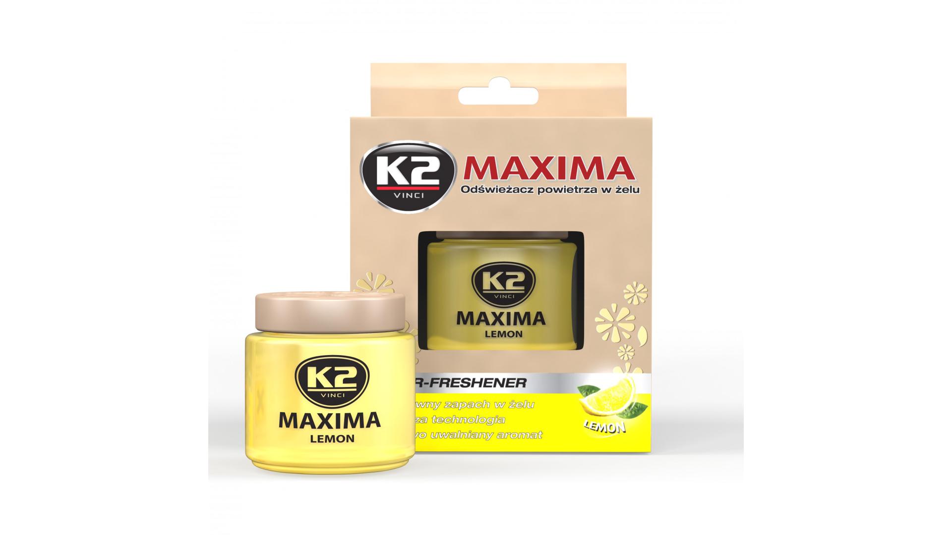 K2 Osviezovac vzduchu gelovy Maxima Lemon