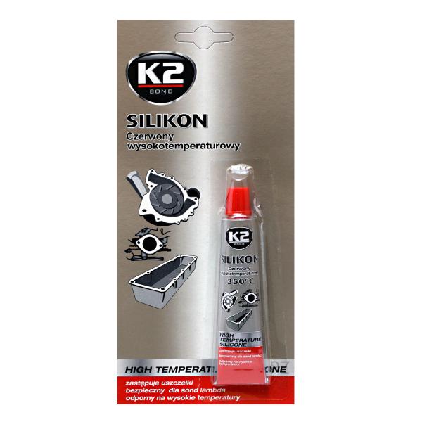 K2 Silikón červený 21 gr