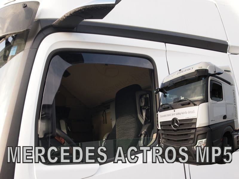 Okenné deflektory Mercedes Arocs 2013-up ver.EU (s kamerami) 2ks
