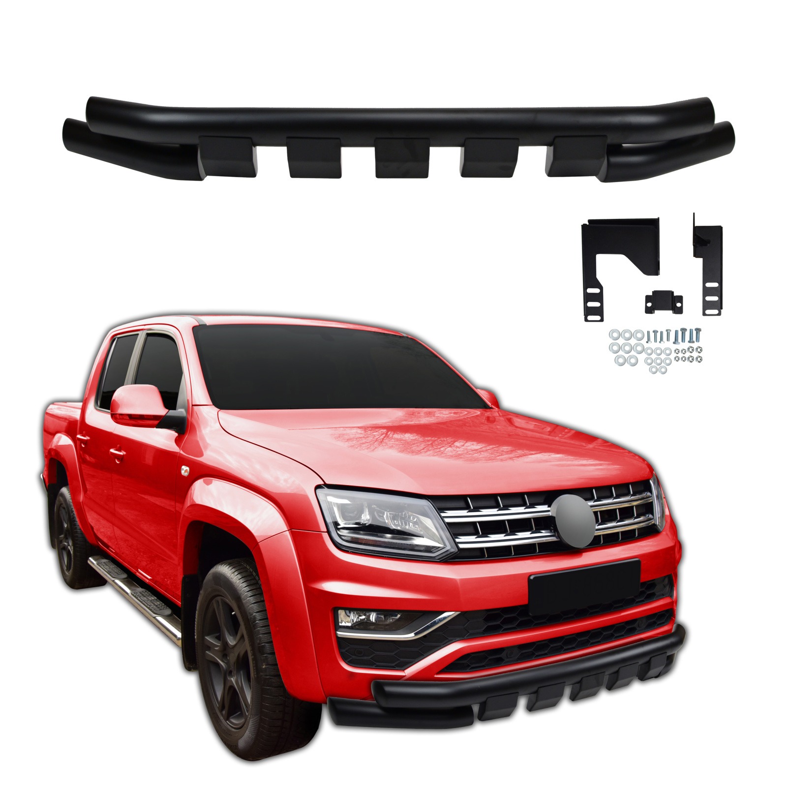 Predný rám VW Amarok 2016-2022 76mm black Shark