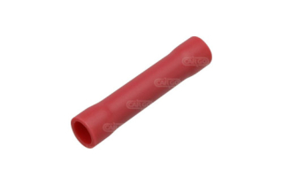 Spojka káblov - trubka / 0,25-1,5mm2 - červená