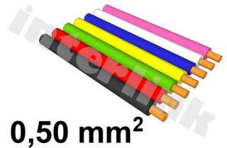 Kábel H05V-K 1x0,5mm2 sivý