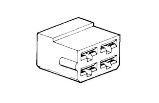 Obal dutinky 6,3mm 4-cestný