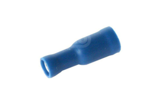 Dutinka valcová izolovaná 4mm / 1,5-2,5mm2 - modrá
