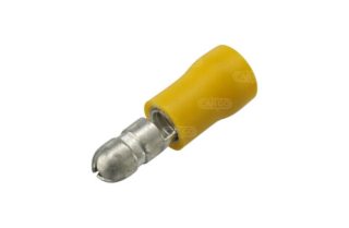 Kolík valcový izolovaný 5mm / 2,5-6,0mm2 - žltý