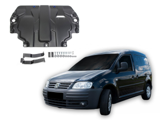 Oceľový kryt motora a prevodovky Volkswagen  Caddy III všetky motory bez nez. kúrenia 2006-2015