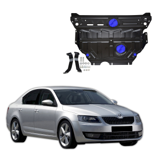 Oceľový kryt motora a prevodovky Škoda Octavia A7 všetky motory 2013-up (bez Webasta)