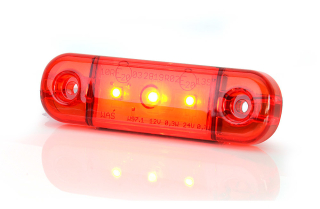 Svetlo pozičné LED červené krátke