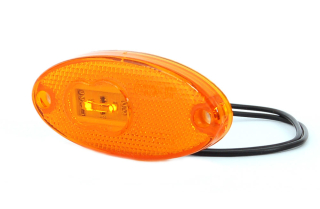 Svetlo pozičné oranžové LED elipsa s rýchlospojkou