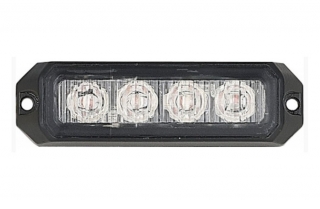 Výstražné smerové osvetlenie LED 12/24V R65, oranž. 9,5cm
