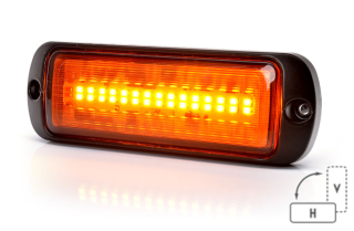 Výstražné osvetlenie smerové 30x LED oranžové