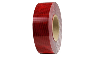 Reflexná páska kontúrovacia červená na pevné povrchy – 1m