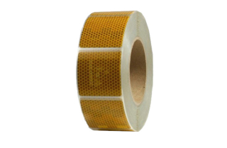 Reflexná páska kontúrovacia žltá na plachtu – 1m
