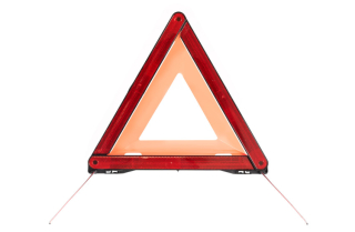 Trojuholník výstražný skladací