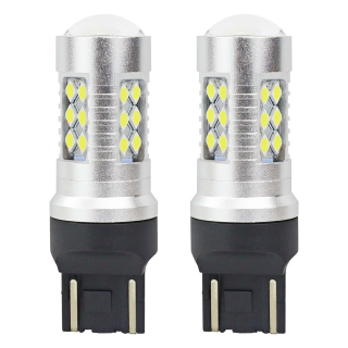 LED žiarovky CANBUS 3030 24SMD T20 7443 W21/5W White 12V/24V