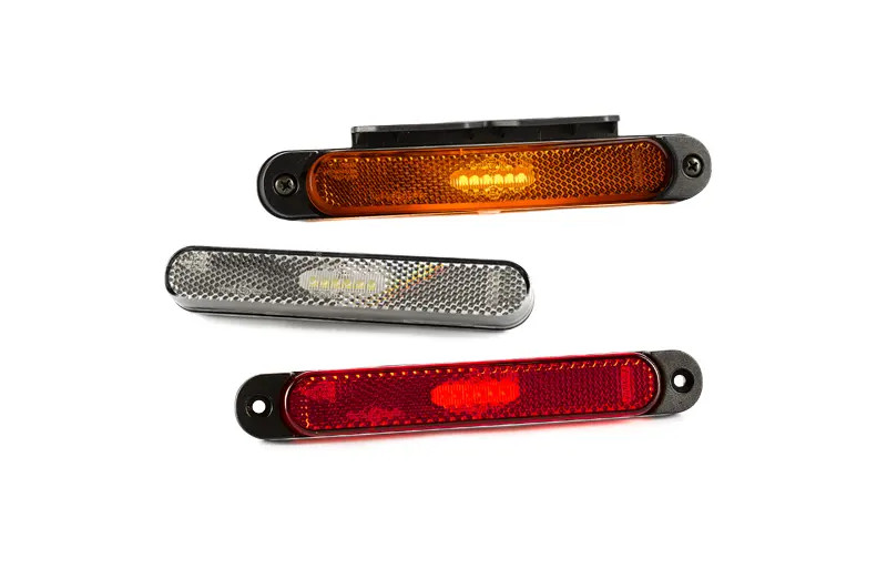 svetlo pozičné LED červené 12-36V